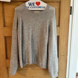 Sezane Light Gray Women's Sweater